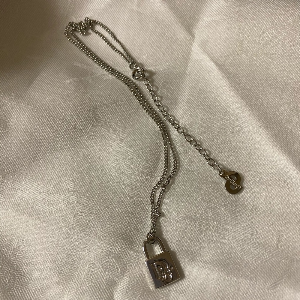 SALE! Dior silver necklace